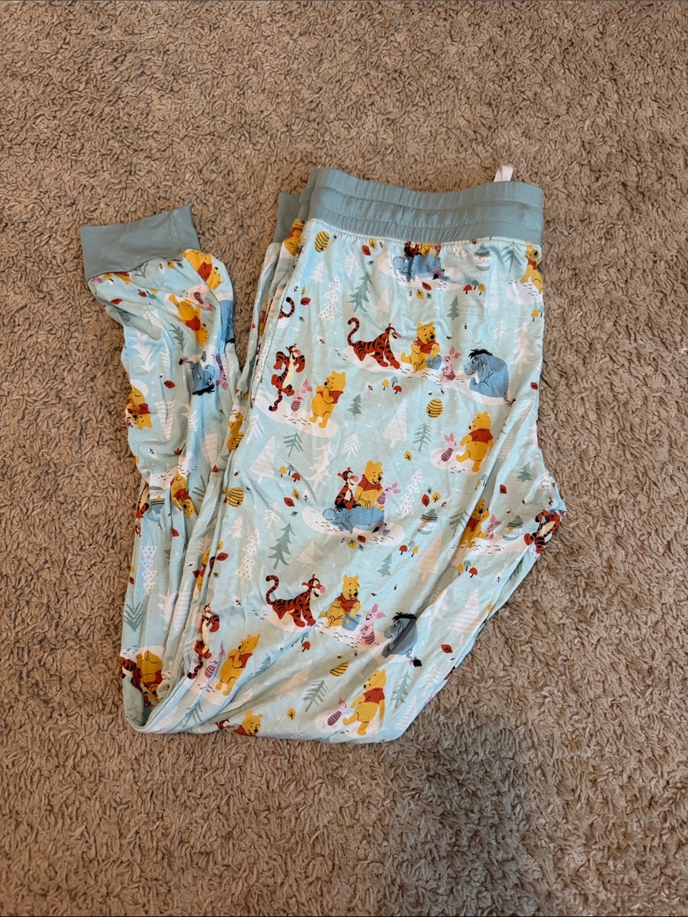 Little Sleepies Blue Winnie the Pooh Pjs
